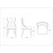 Manhattan Comfort Reine Faux Leather Dining Chair in Pebble Grey- Set of 2 DC007-PE - alternate 9